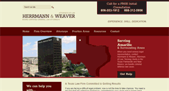 Desktop Screenshot of herrmannandweaver.com